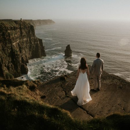 Elopement Photos at the Cliffs of Moher in Ireland