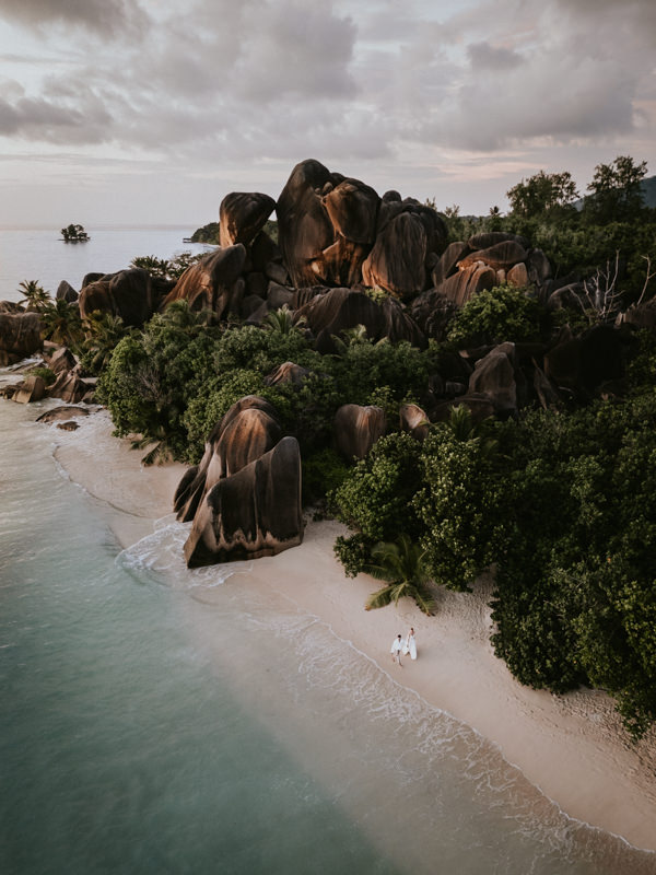 Beach Elopement Wedding in the Seychelles
