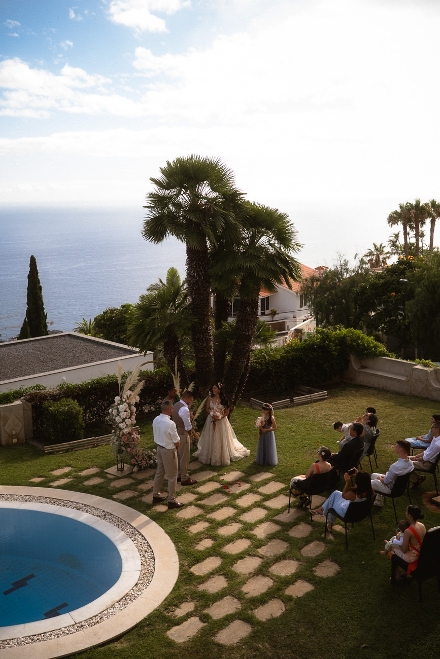 Destination Wedding Ceremony in Madeira