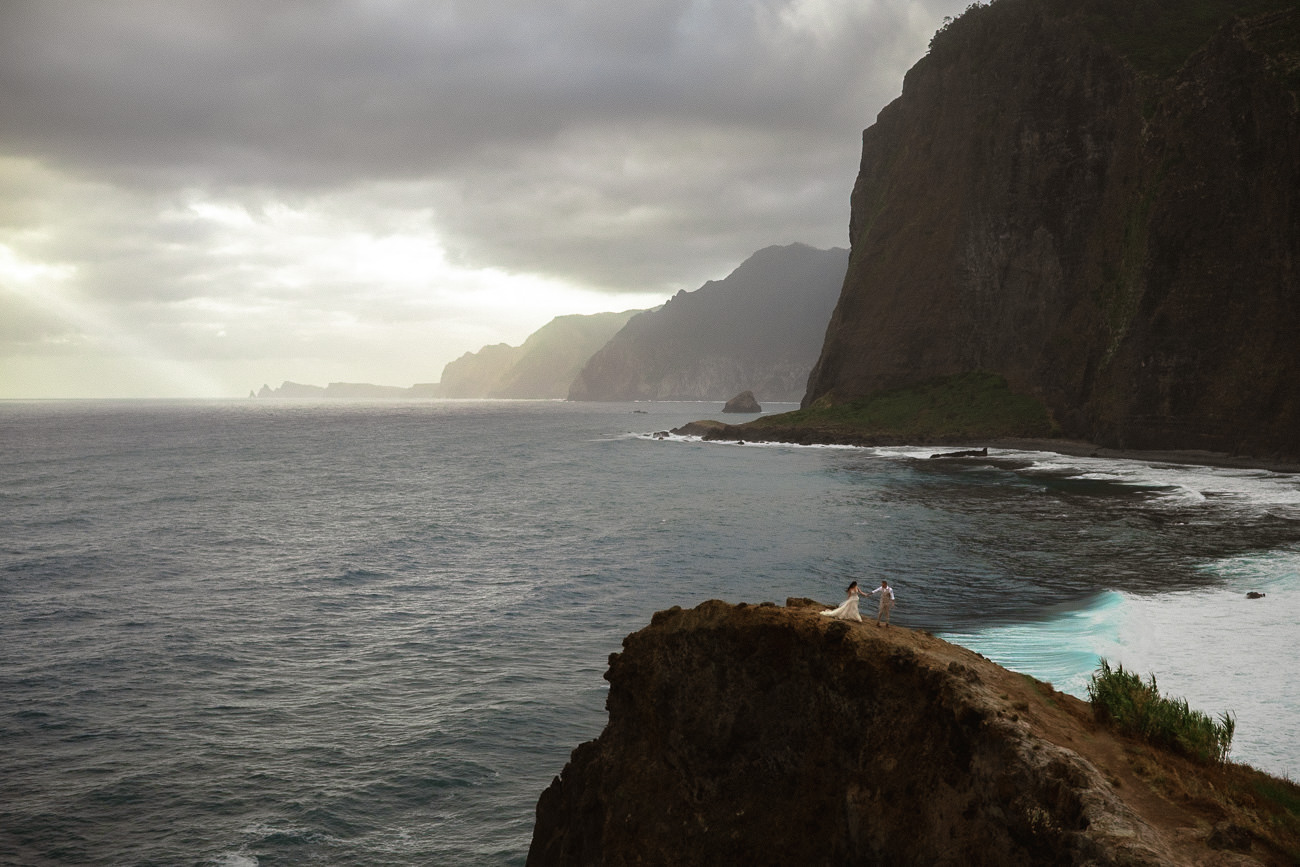 Rainy Summer Elopement in Madeira