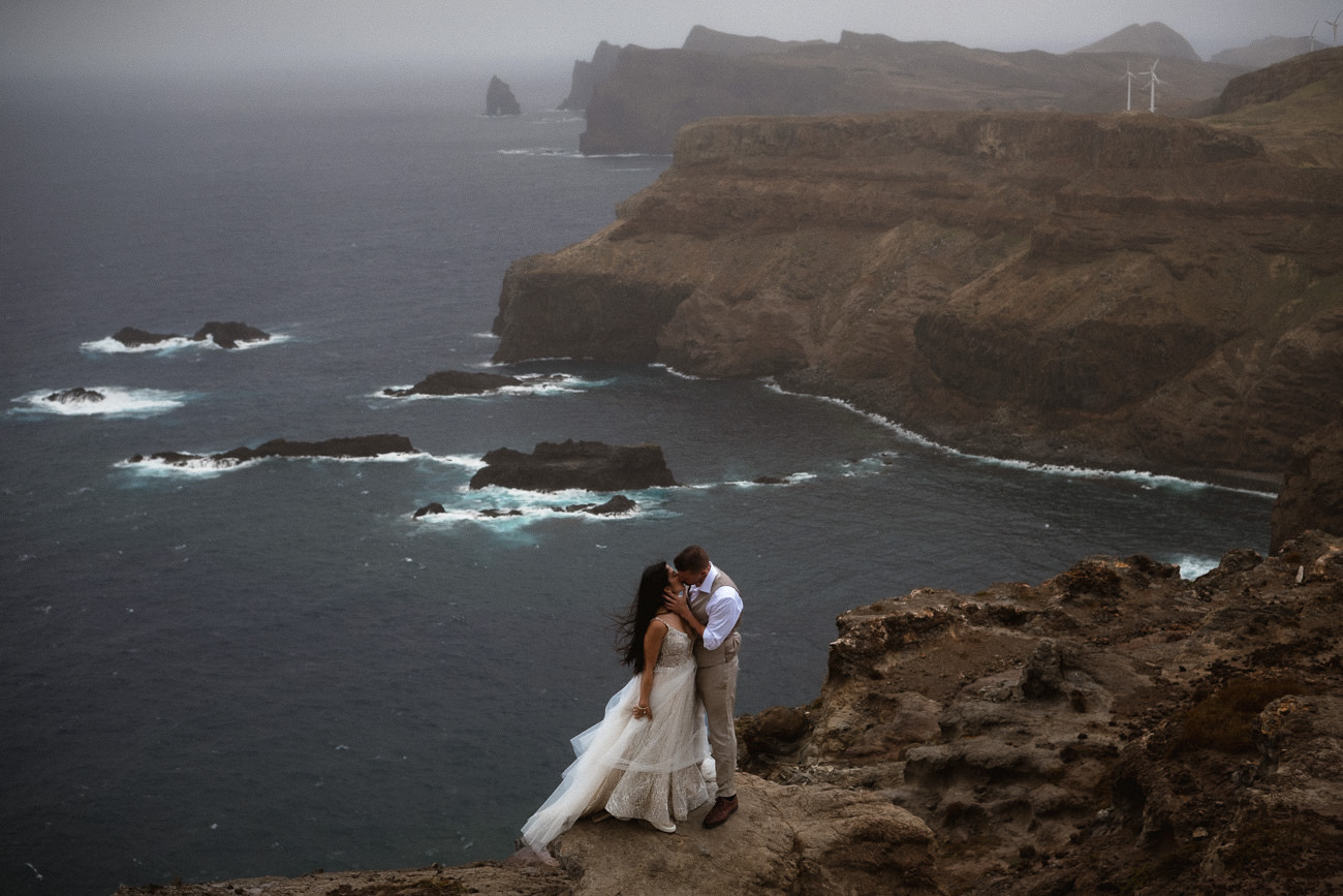 Rainy Summer Elopement in Madeira